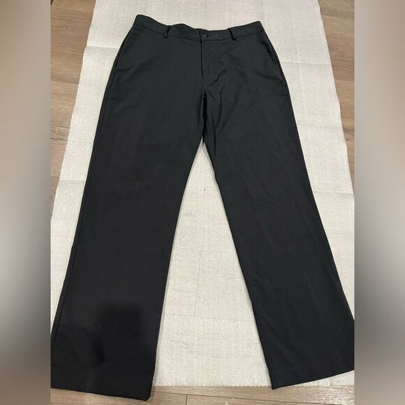 [36/L32]Under Armour Men Black Golf Performance Stretchy Pants - Picture 1 of 9